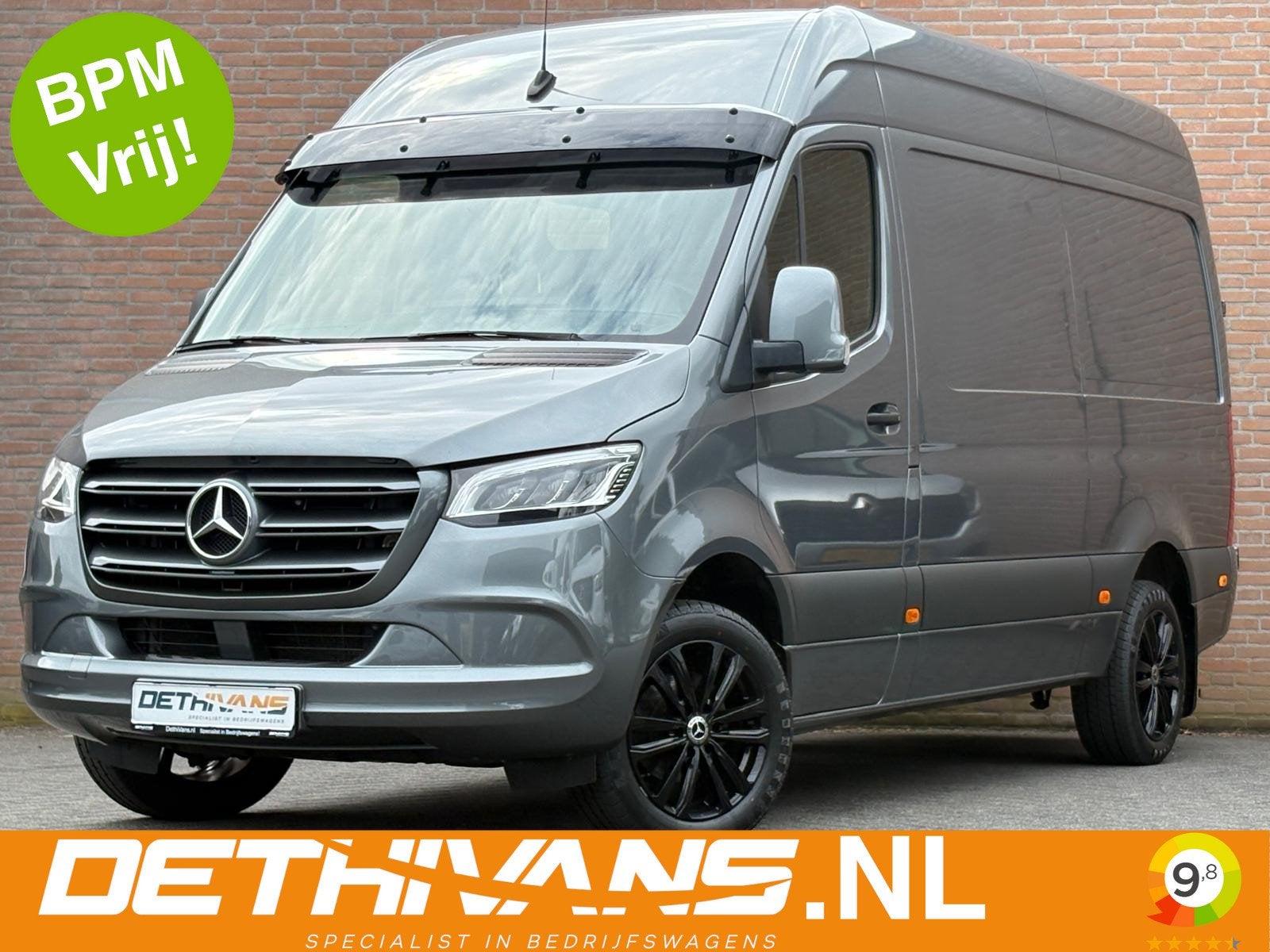 Mercedes-Benz Sprinter 317CDI 170PK L2H2 RWD 9G-Tronic / Tac, Automaat, Gebruikt, 4 cilinders, Start-stop-systeem