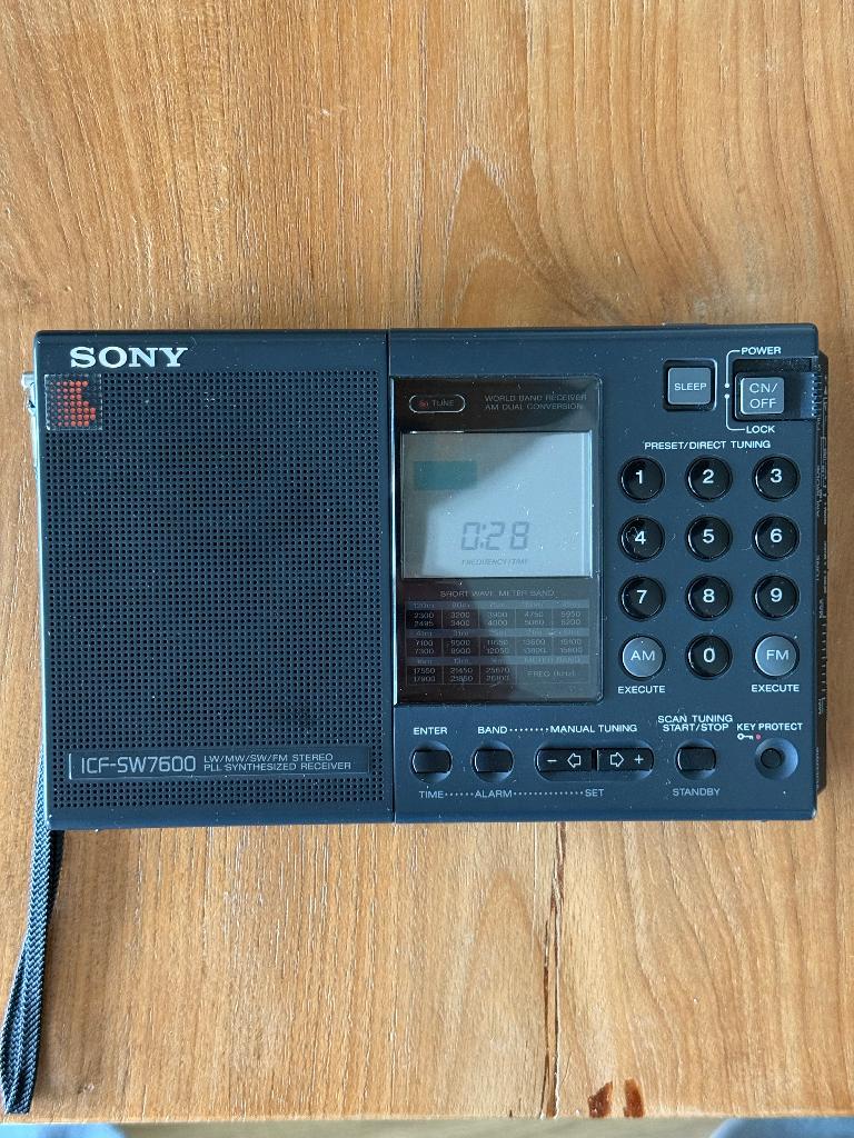 Sony ICF-SW7600, Ophalen of Verzenden, Refurbished, Wereldontvanger
