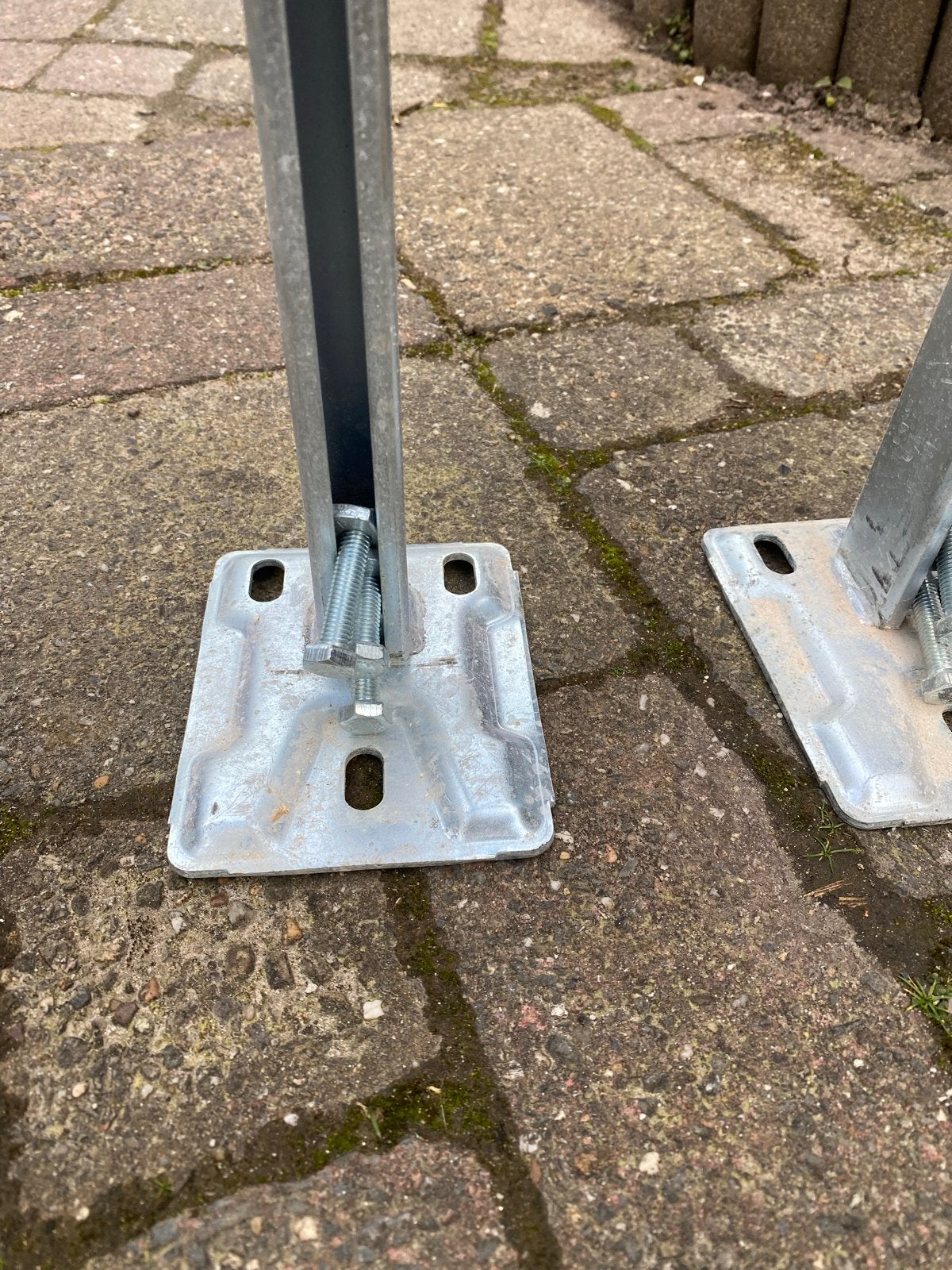 Steunen vloerverwarmingverdeler met voetplaat - 2 stuks, Doe-het-zelf en Verbouw, Verwarming en Radiatoren, Ophalen of Verzenden