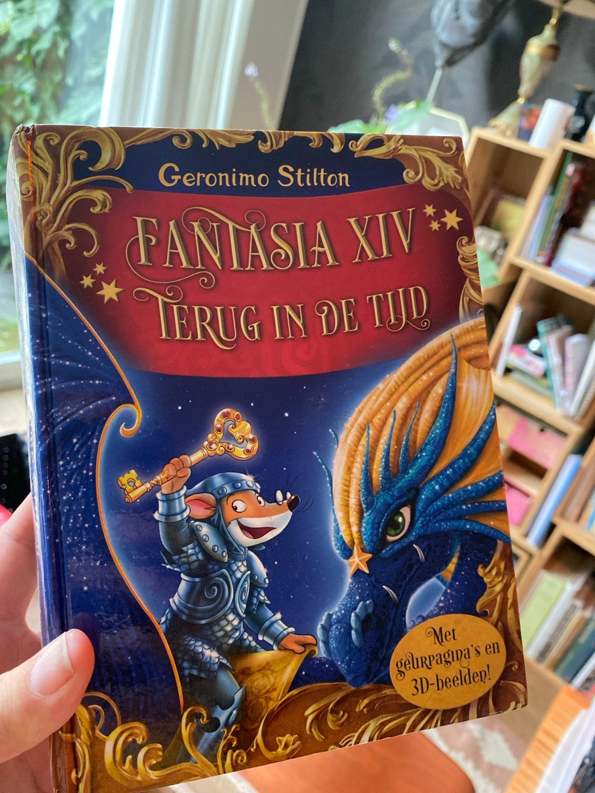 Geronimo Stilton Fantasia XIV: Terug in de Tijd, Ophalen of Verzenden, Zo goed als nieuw, Fictie