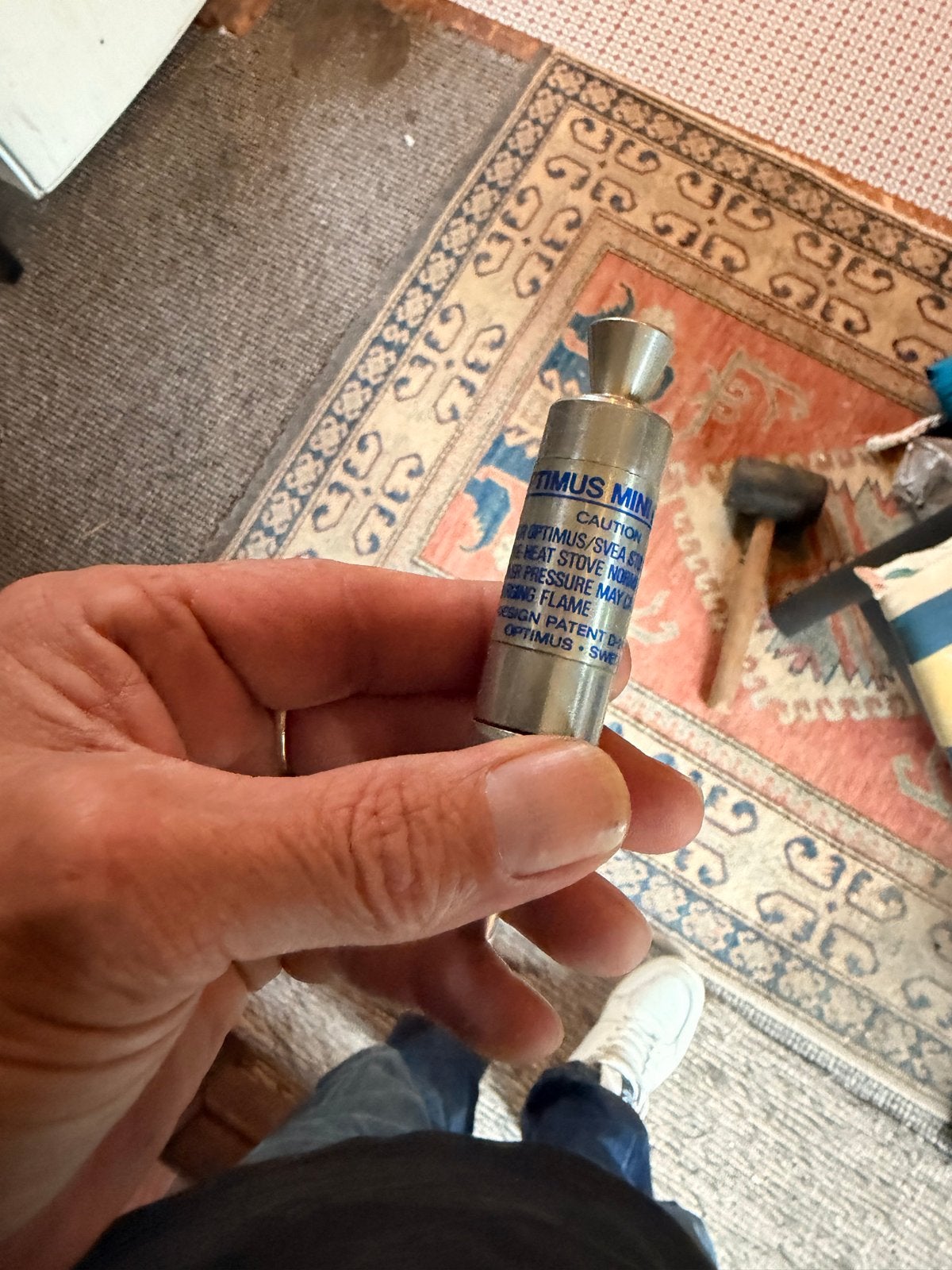 Optimus Mini Pomp voor kampeerbranders, Caravans en Kamperen, Ophalen of Verzenden, Zo goed als nieuw
