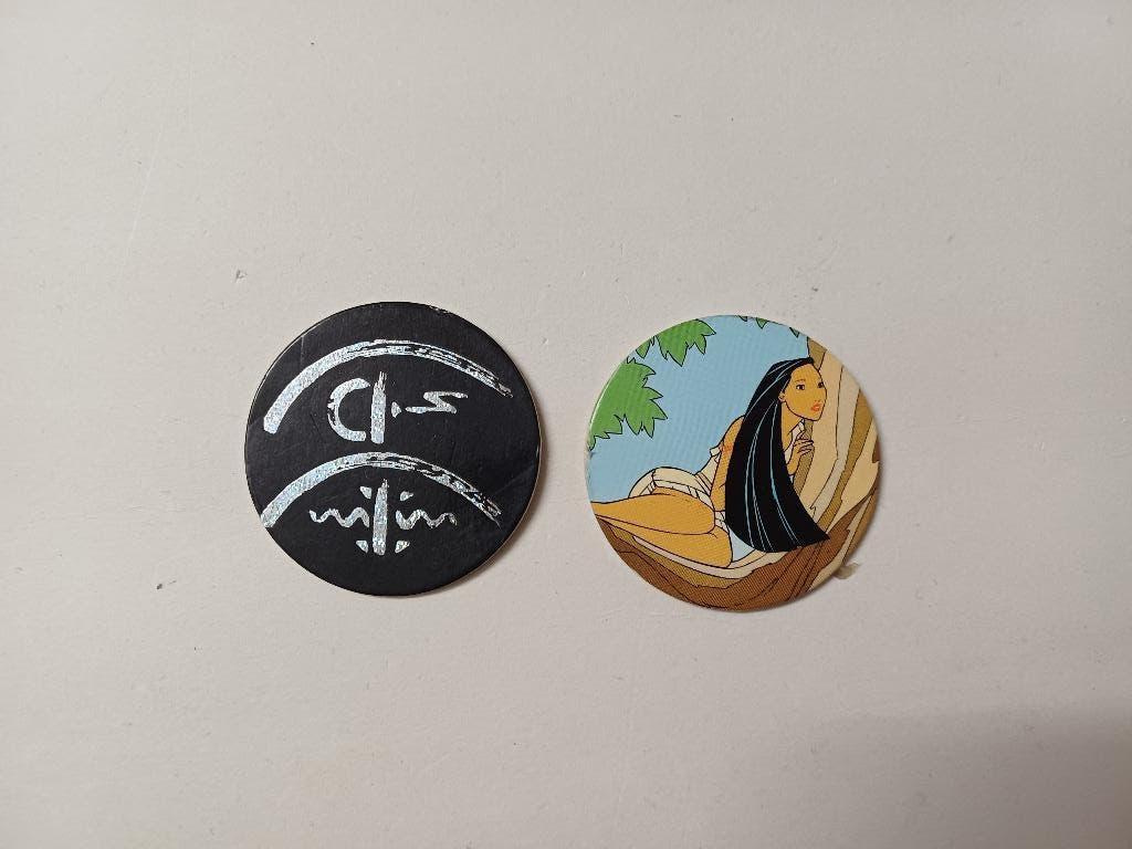 2 C&A Pocahontas pog / flippo (bb), Ophalen of Verzenden, Losse flippo's