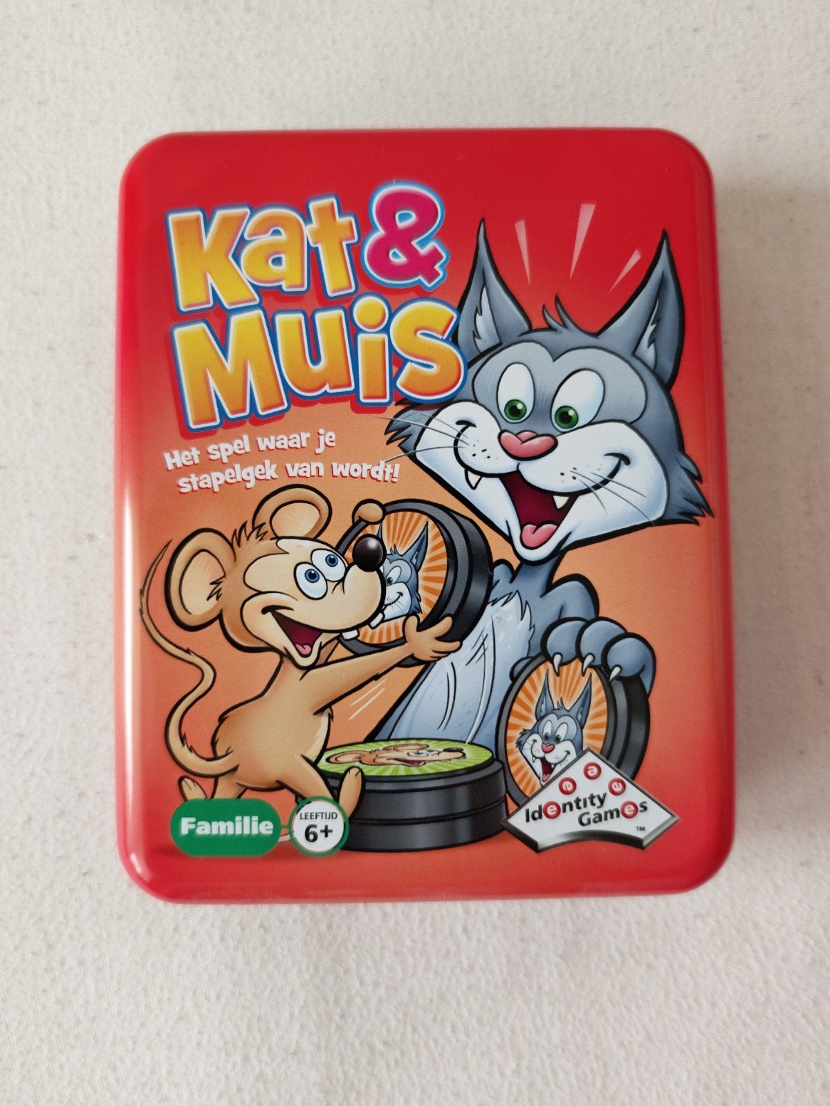 Kat & Muis stapelspel - Identity Games, Ophalen of Verzenden, Zo goed als nieuw