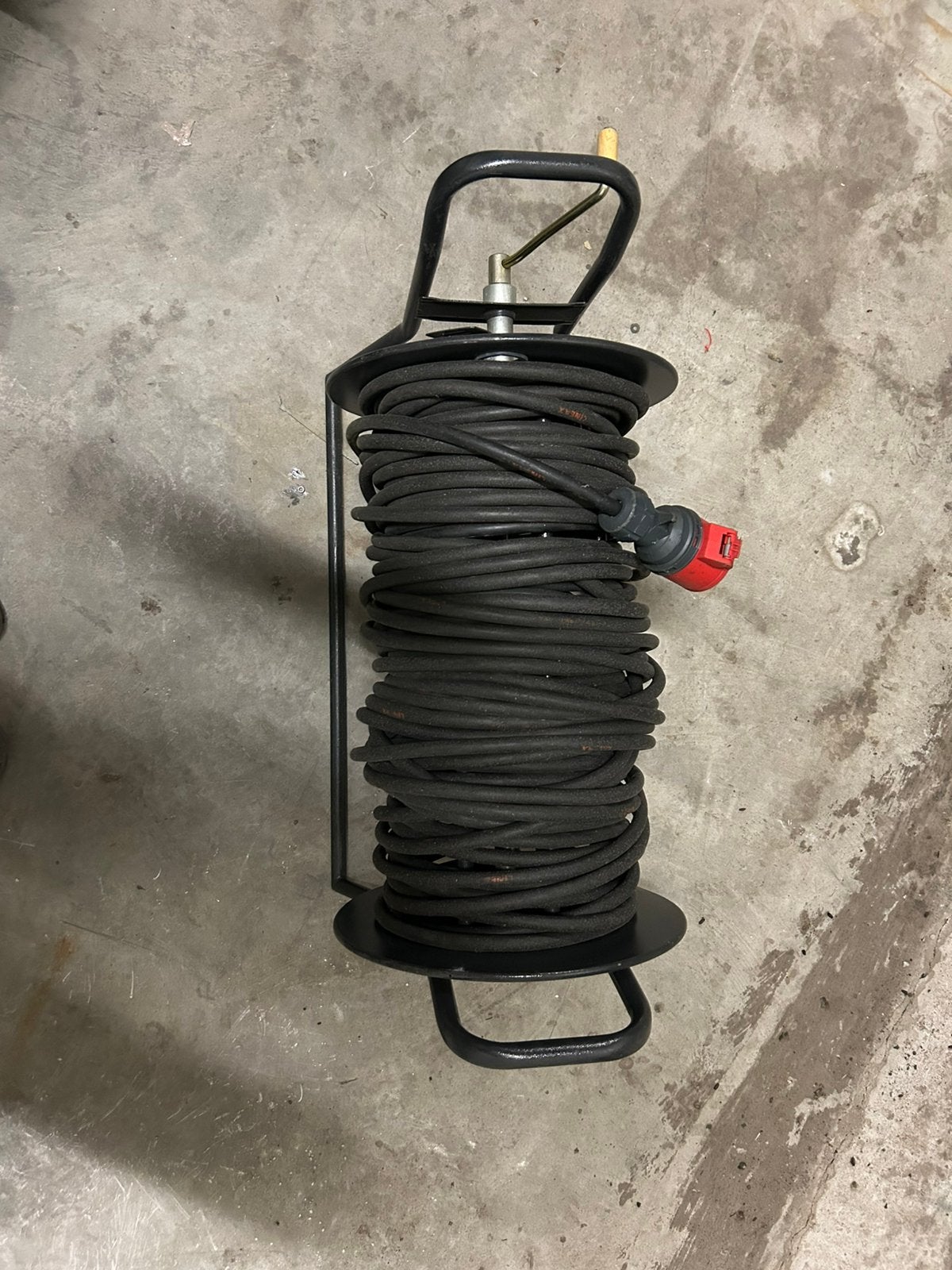 50 meter Neopreenkabel 5 x 2,5 op haspel, Ophalen, Zo goed als nieuw, Kabel of Snoer