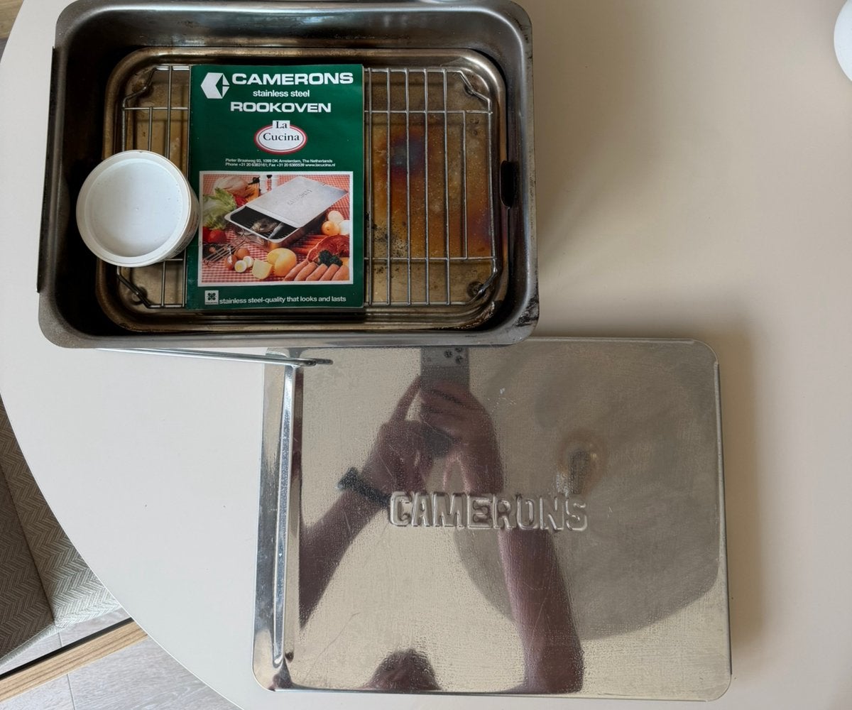 Camerons Originals stovetip rookoven large, Ophalen, Overige typen, Zilver, Zo goed als nieuw