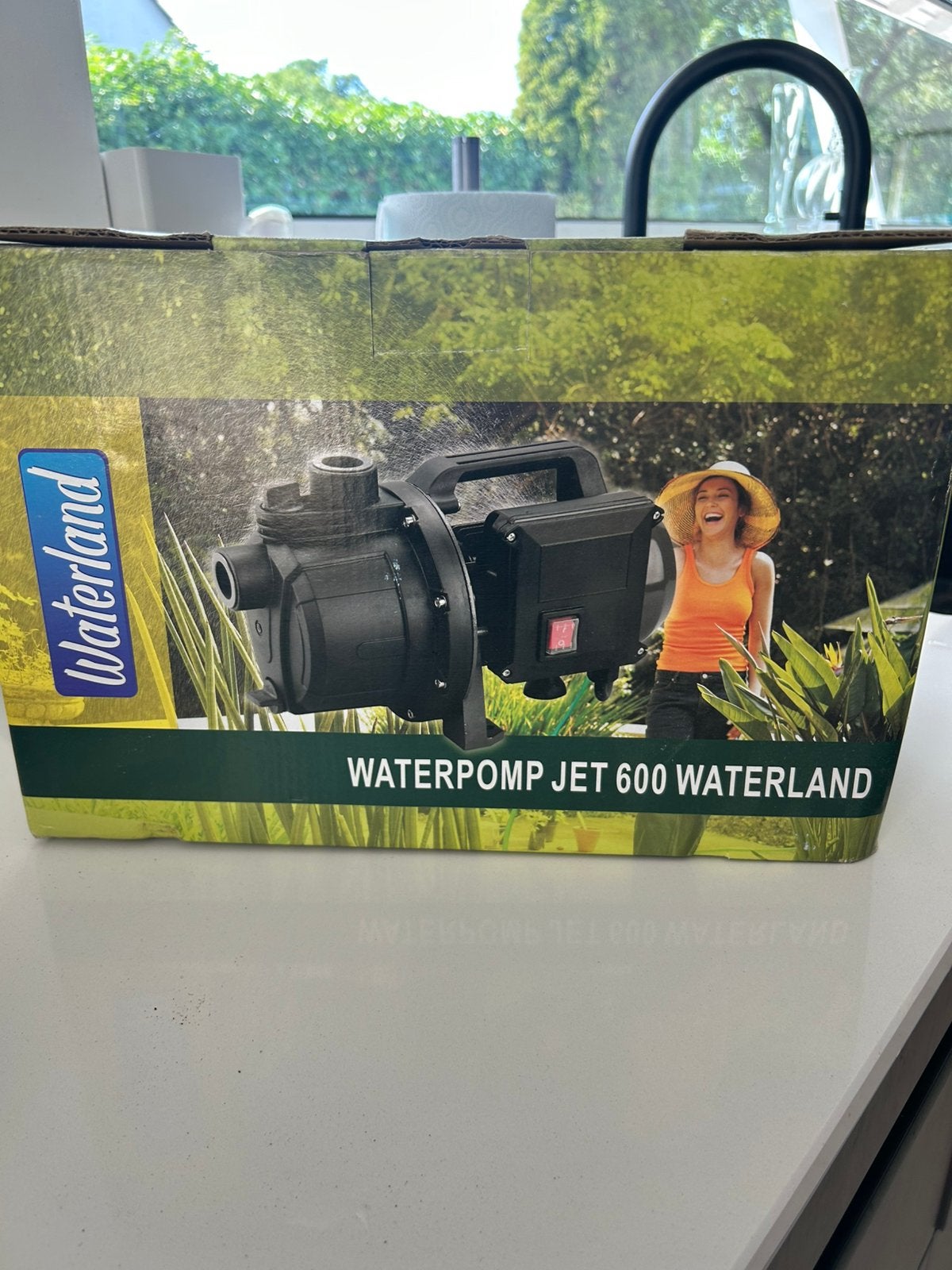 nieuw nog de  doos! waterpomp jetZiigt automatisch op, Tuin en Terras, Vijver-toebehoren, Ophalen, Zo goed als nieuw