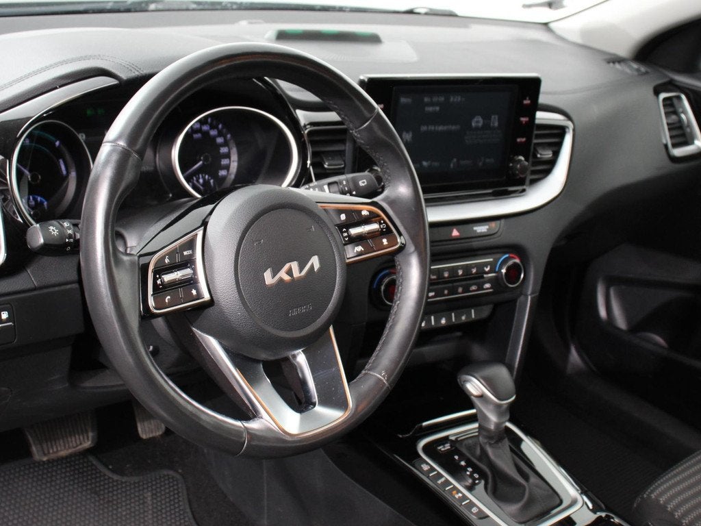 Kia Ceed Sportswagon 1.6 GDI PHEV DynamicLine Automaat Clima, Auto's, Kia, Stof, Gebruikt, Zwart, Plug-in hybride