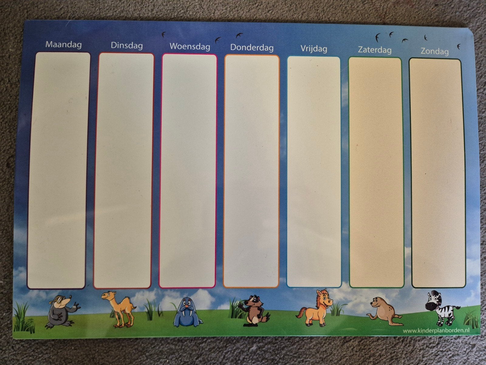 Magnetisch planbord - gratis ophalen, Ophalen, Mobiel, Gebruikt, Whiteboard