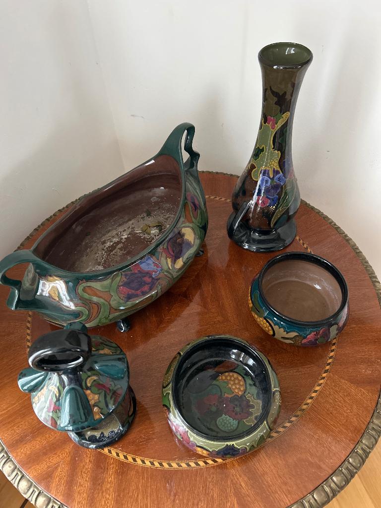 Gouds plateel set, Ophalen of Verzenden