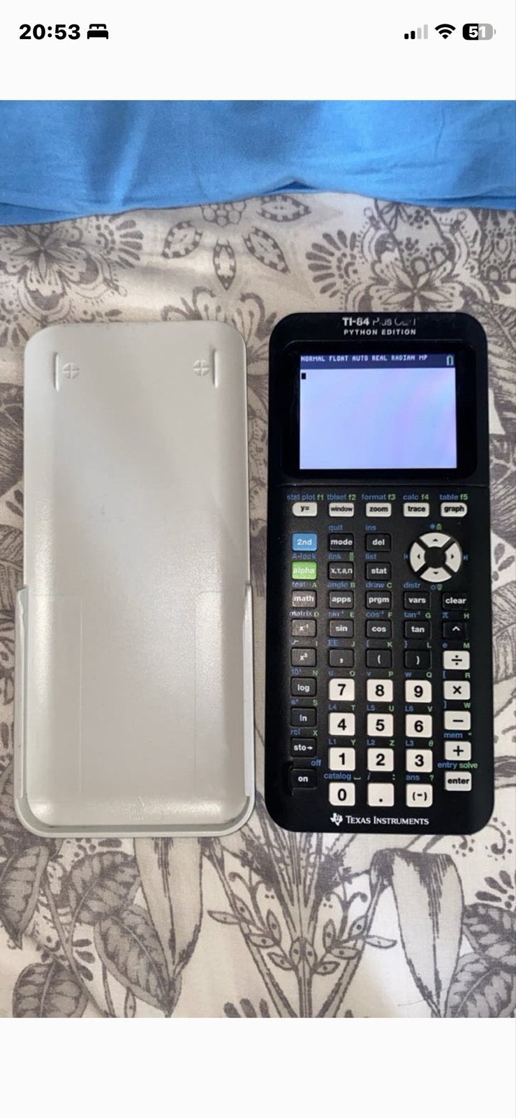 TEXAS INSTRUMENTS TI-84 Plus CE-T Python Edition Black, Ophalen, Grafische rekenmachine, Zo goed als nieuw