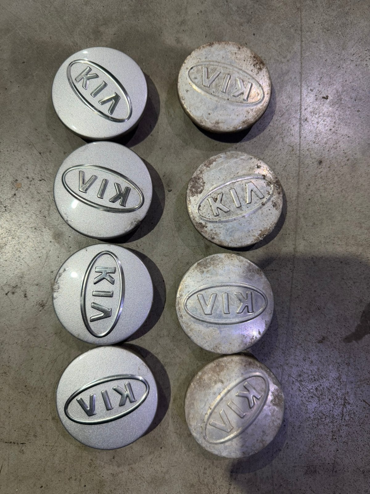 Kia Naafdoppen voor velgen (geen imitatie), Ophalen of Verzenden, Gebruikt