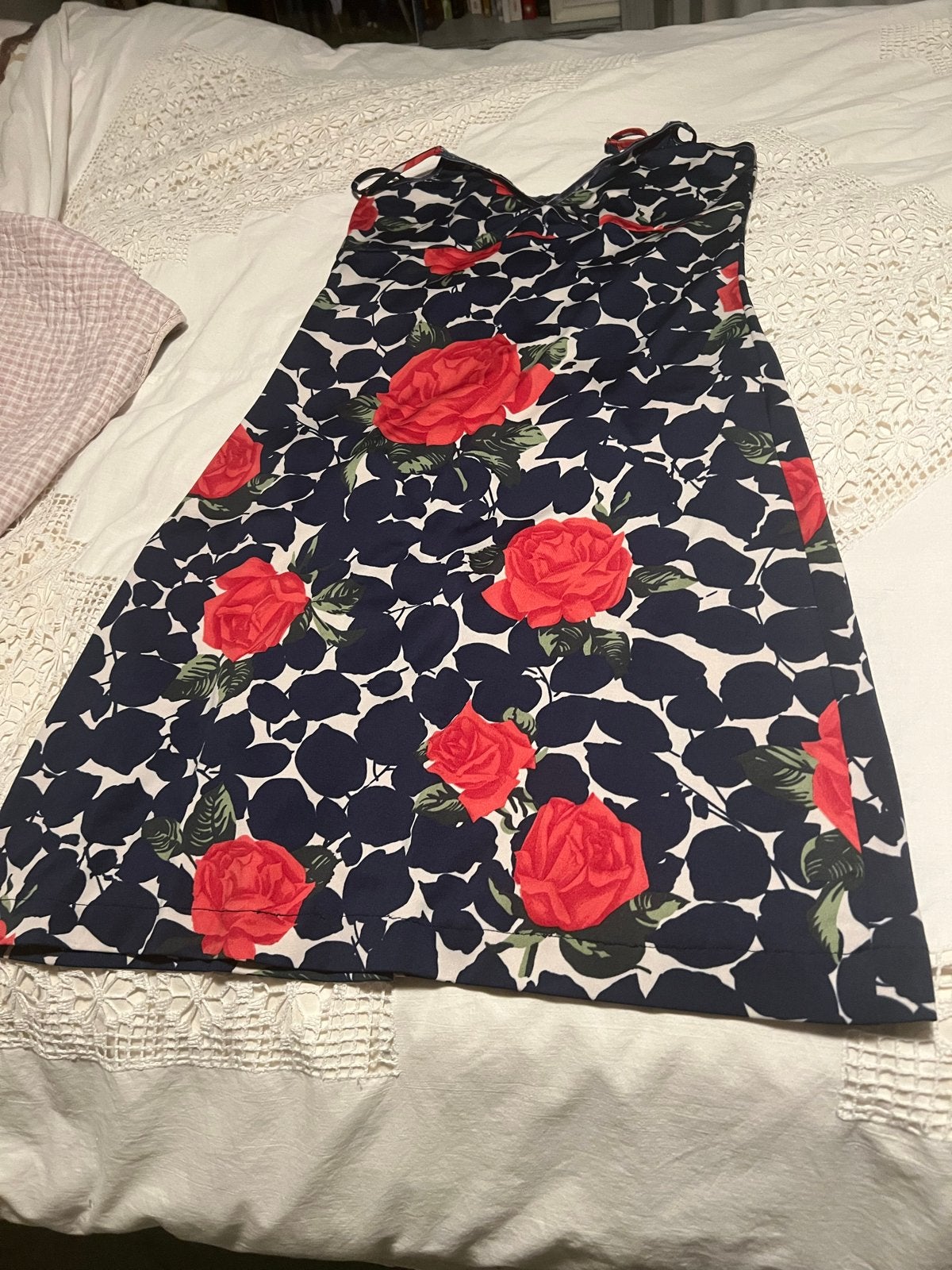 Prachtige King Louie jurkje maat M, Kleding | Dames, Jurken, Maat 38/40 (M), Blauw, Ophalen of Verzenden, Knielengte