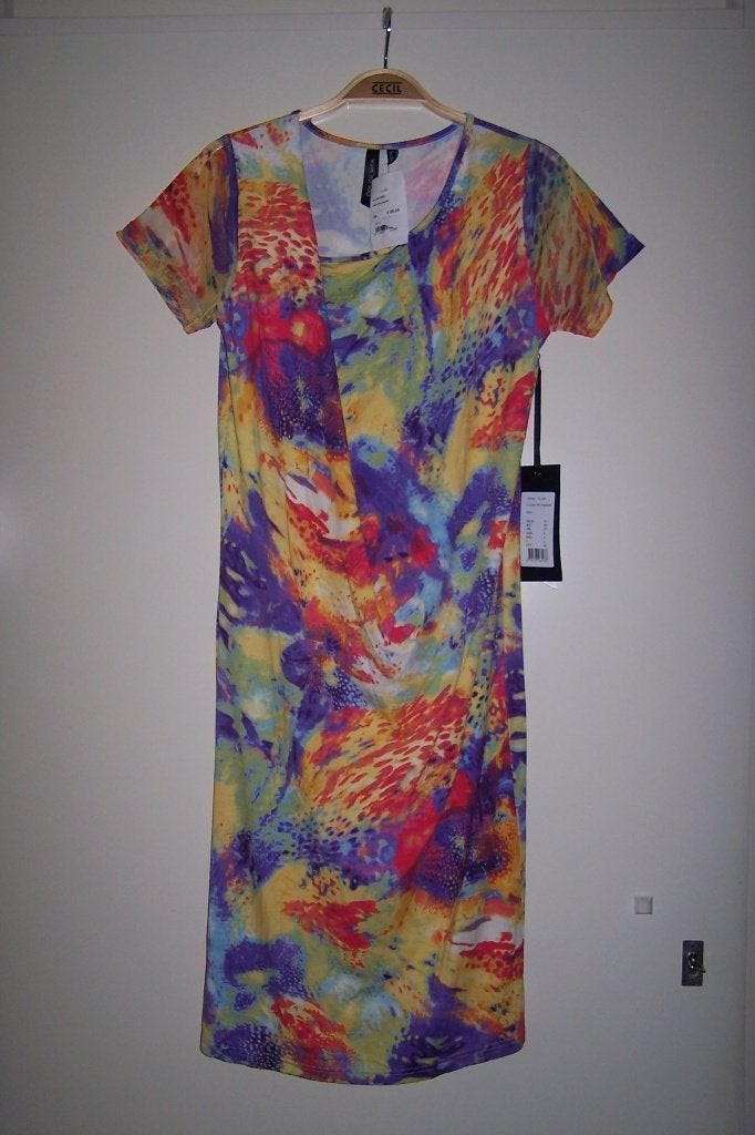 Fleurige jurk -- maat S / 36 -- merk: Dolce Vita (nieuw!), Overige kleuren, Nieuw, Ophalen of Verzenden, Knielengte