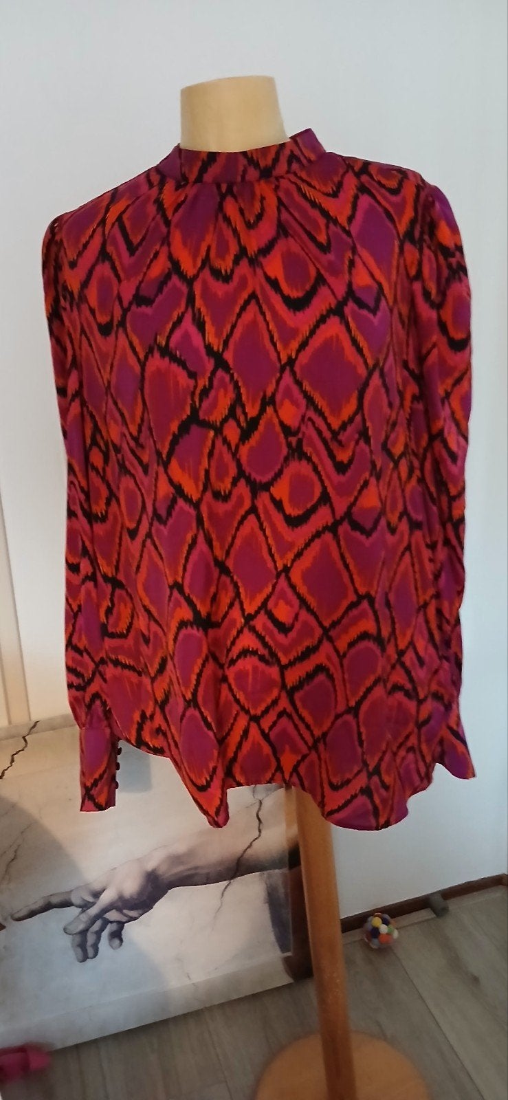 Ms mode Prachtige kleurijke blouse mt 48, Overige kleuren, Verzenden, Maat 46/48 (XL) of groter, Nieuw