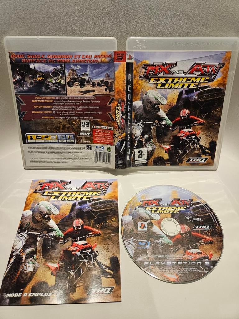 Mx vs. Atv Extreme Limite PS3, Racen en Vliegen, 2 spelers, Ophalen of Verzenden, Zo goed als nieuw