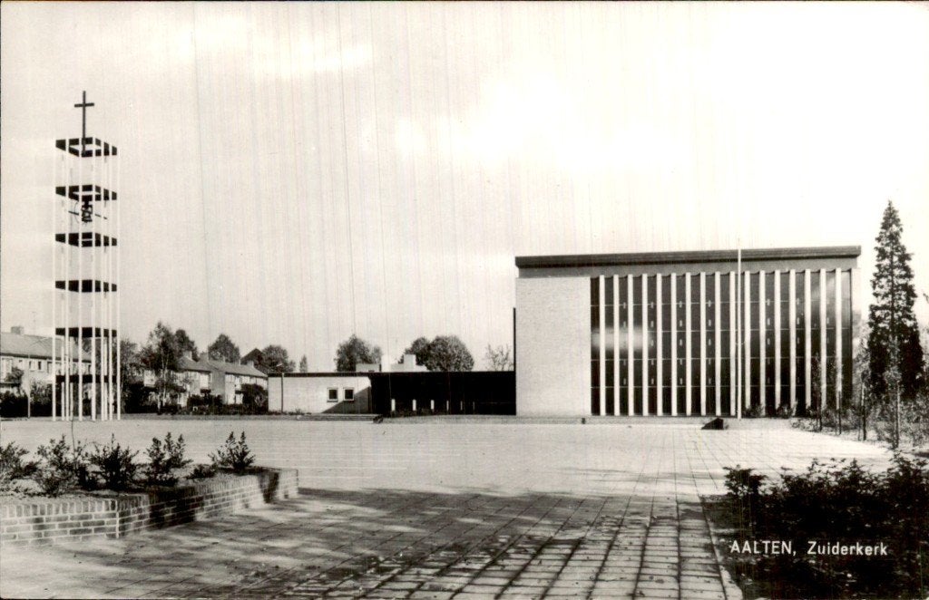 Aalten - Zuiderkerk - Exterieur, Ophalen of Verzenden, 1960 tot 1980, Gelopen, Gelderland
