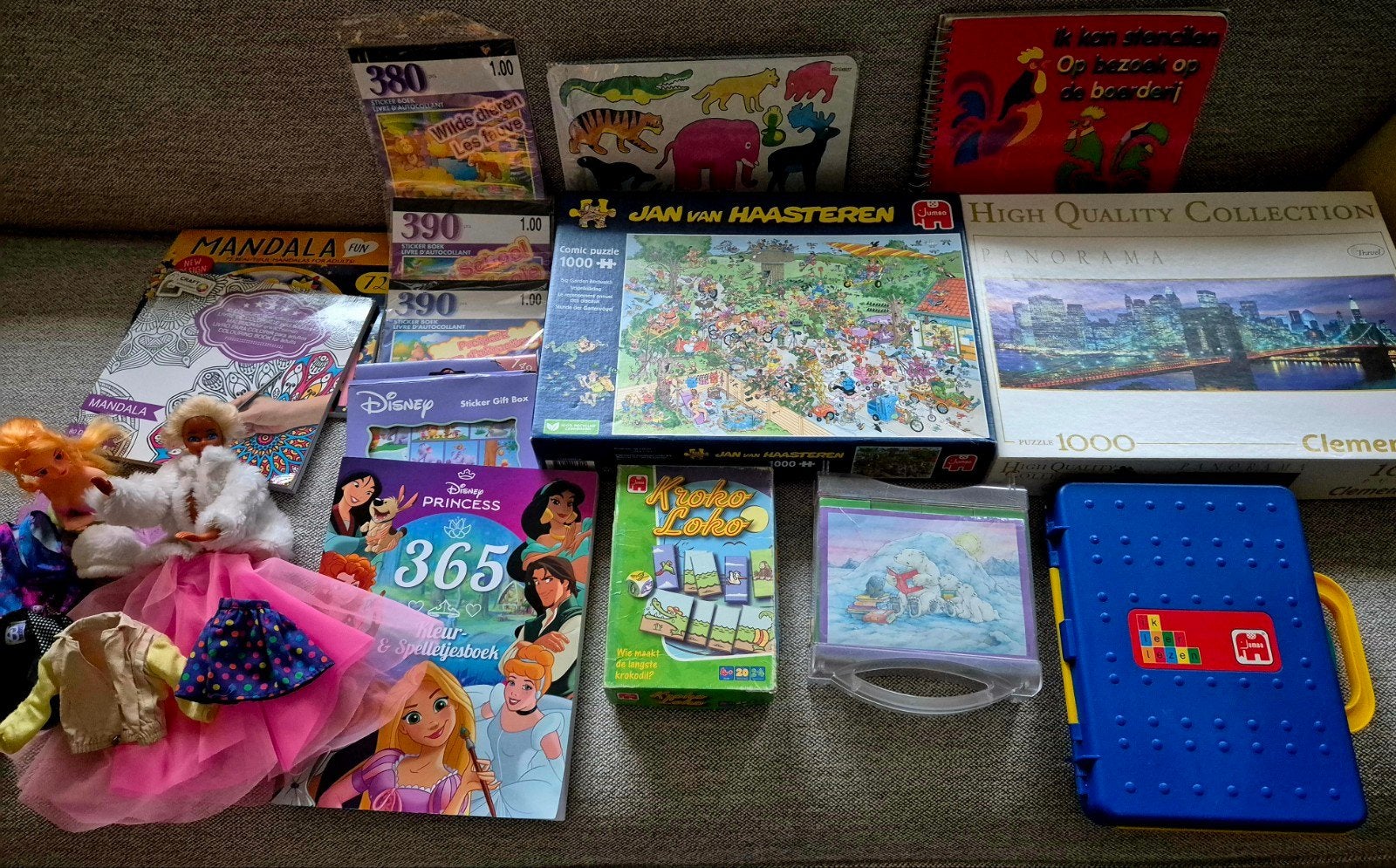 Speelgoed en puzzels - Barbie, Disney, Jan van Haaste, Ophalen of Verzenden, Gebruikt