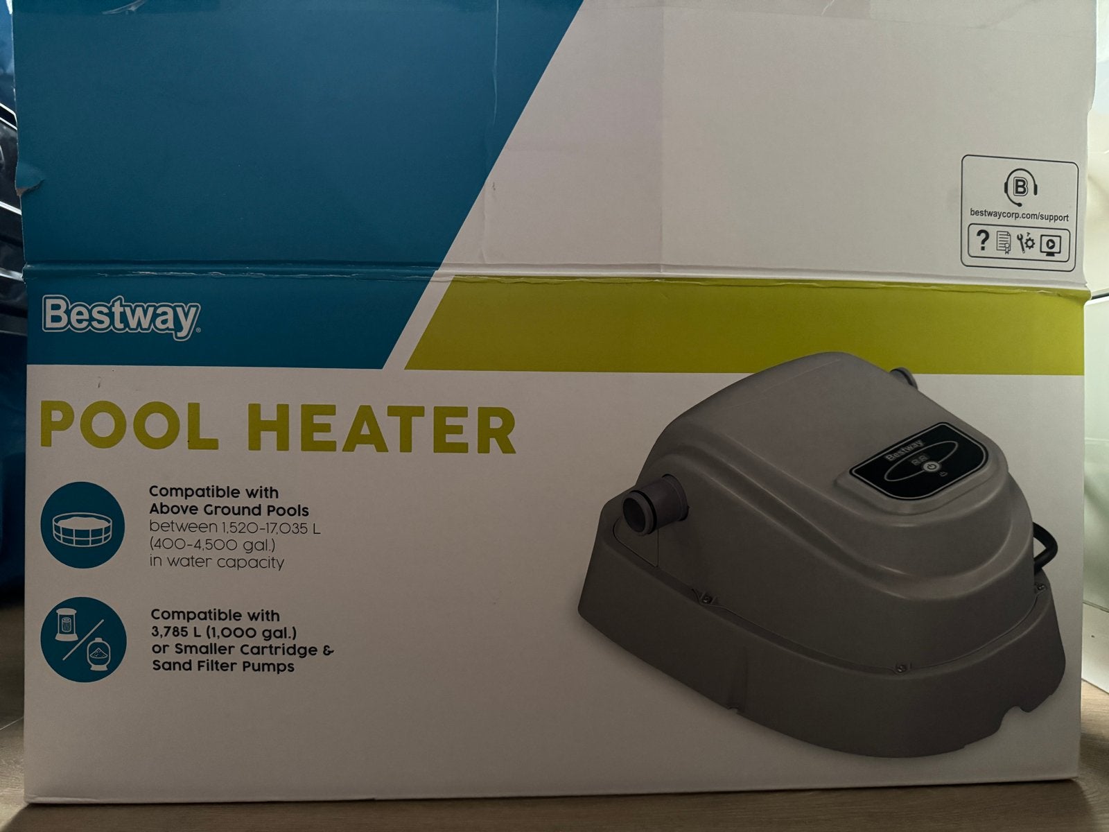 Bestway Zwembadverwarming - Pool Heater, Ophalen of Verzenden, Zo goed als nieuw, Verwarming
