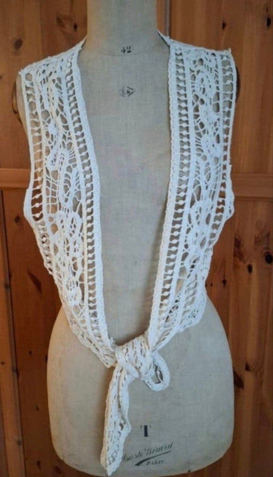 laatste kand gehaakt gilet, Kleding | Dames, Truien en Vesten, Ophalen of Verzenden, Zo goed als nieuw, Maat 38/40 (M)