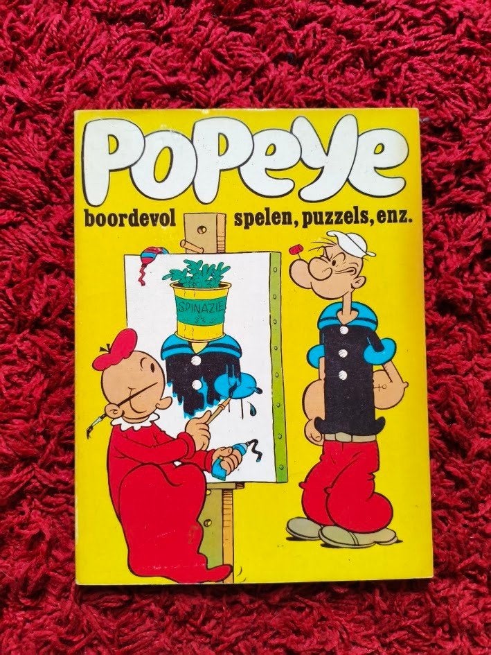 Popeye puzzel- en spelletjesboek, Ophalen of Verzenden, Gelezen, Fictie algemeen