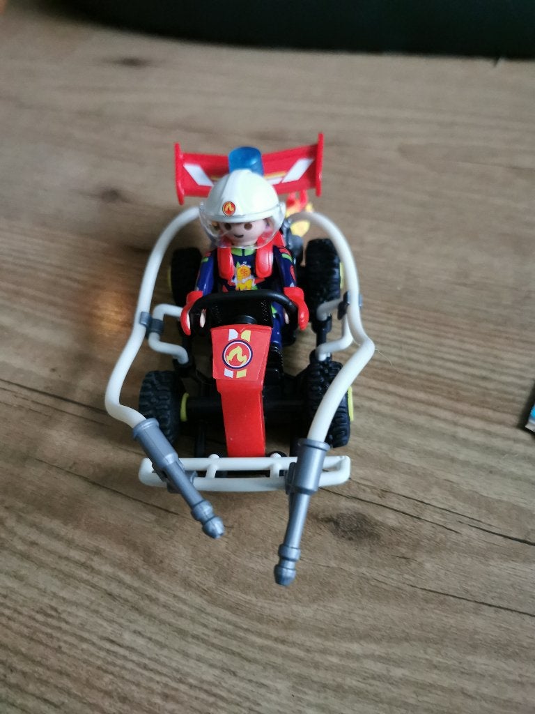 Playmobil Stuntshow Brandweerkart 70554, Ophalen of Verzenden, Zo goed als nieuw, Complete set