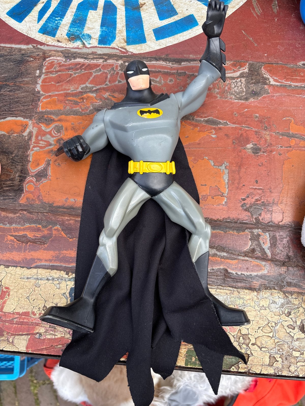 Vintage Batman actiefiguur met stoffen cape, Ophalen of Verzenden, Gebruikt