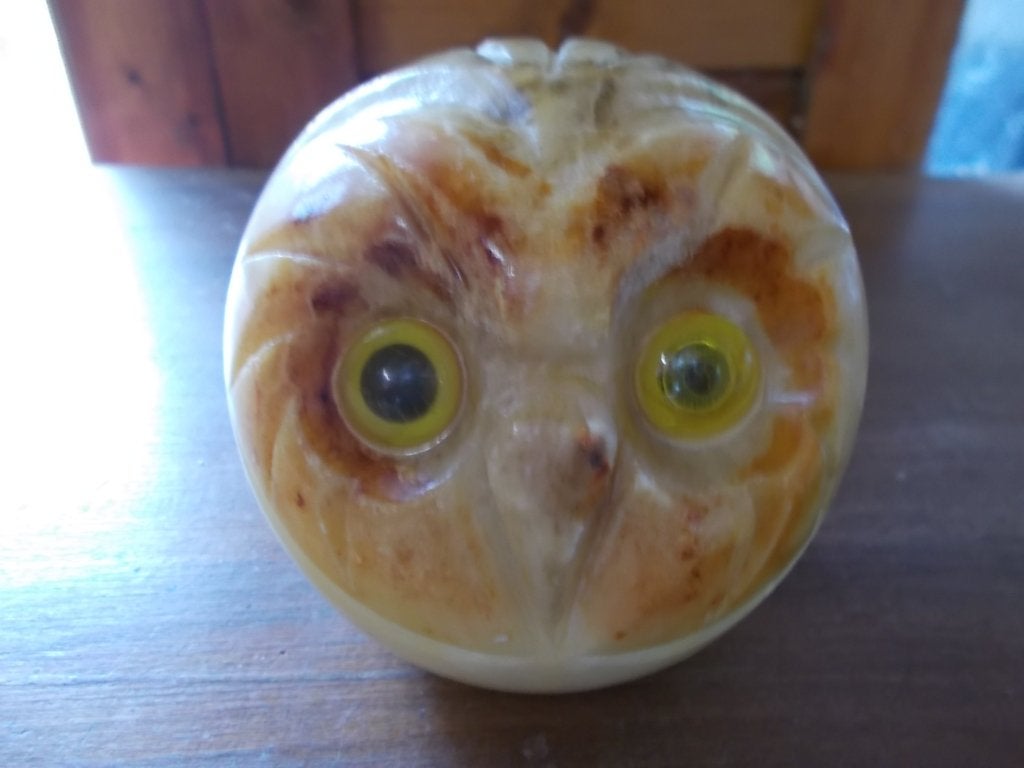🦉Stenen uil🦉., Ophalen of Verzenden, Zo goed als nieuw, Vogel, Beeldje of Figuurtje