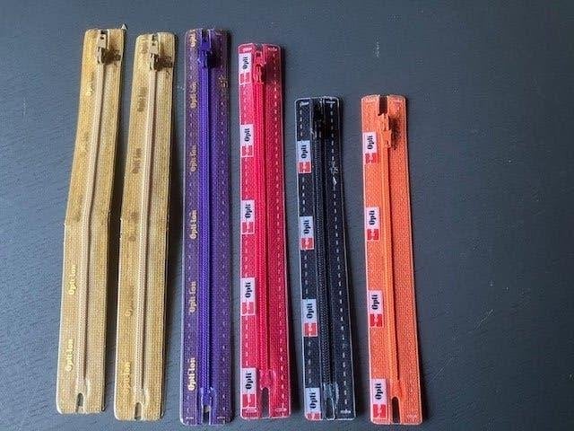 Ritsen nylon S40 merk Optium niet deelbaar 15-18-20cm € 1,50, Ophalen of Verzenden, Nieuw, Rits of Sluiting