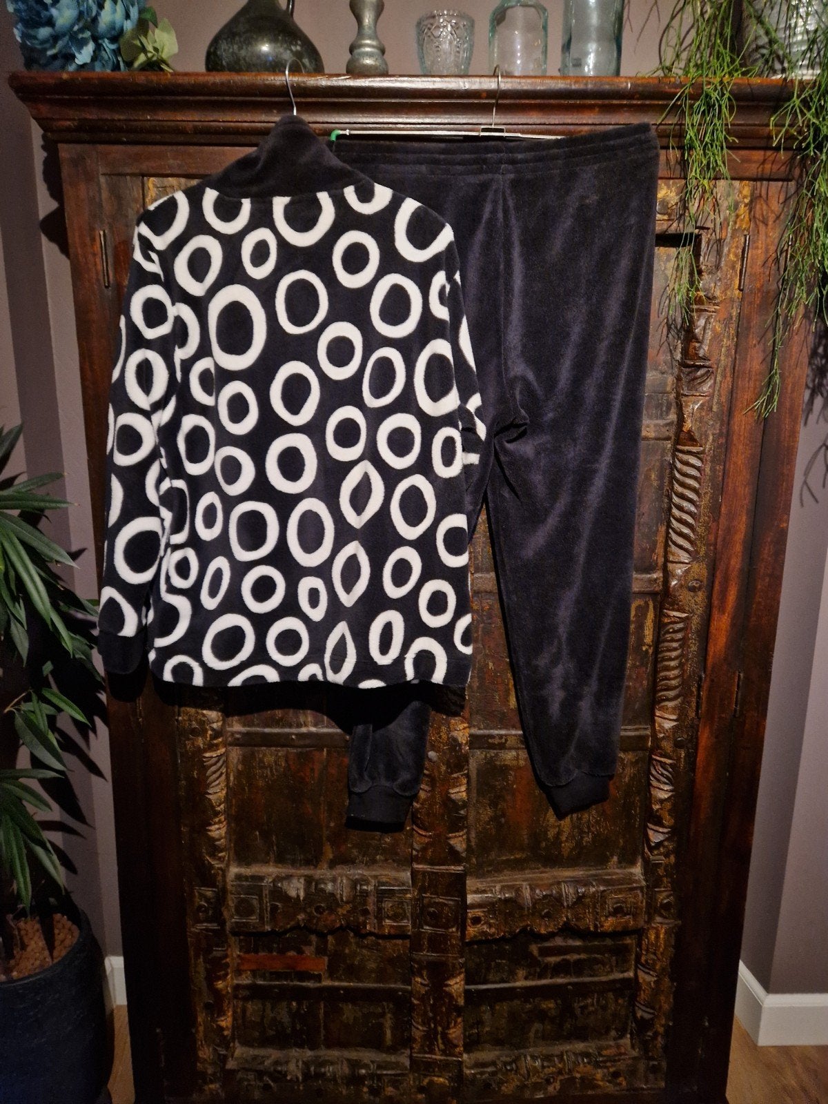 Fluffy huispak  - Rebelle by Pastunette maat 48, Zwart, Maat 46/48 (XL) of groter, Ophalen of Verzenden, Zo goed als nieuw
