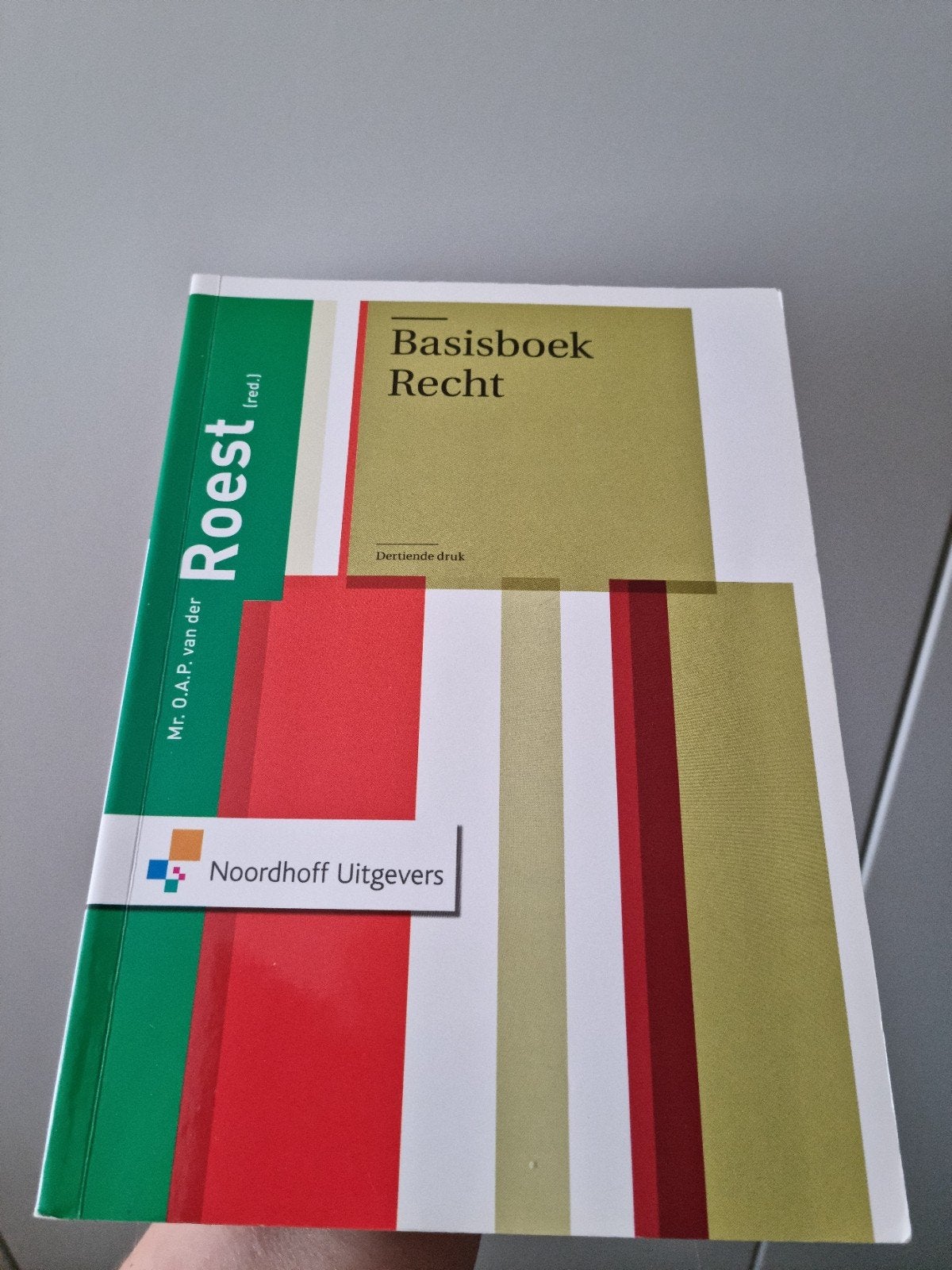 Studieboek Basisboek recht, Ophalen of Verzenden, Alpha, Nieuw, HBO