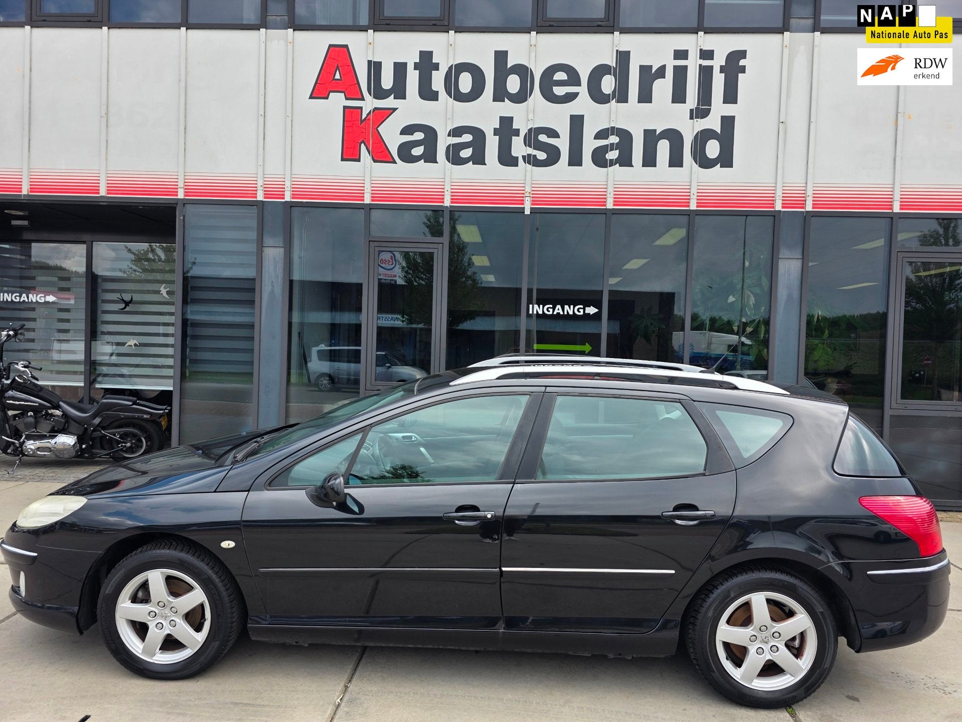 Peugeot 407 SW 2.0 ST - Pano - Clima - Cruise -, Voorwielaandrijving, Stof, Gebruikt, Zwart