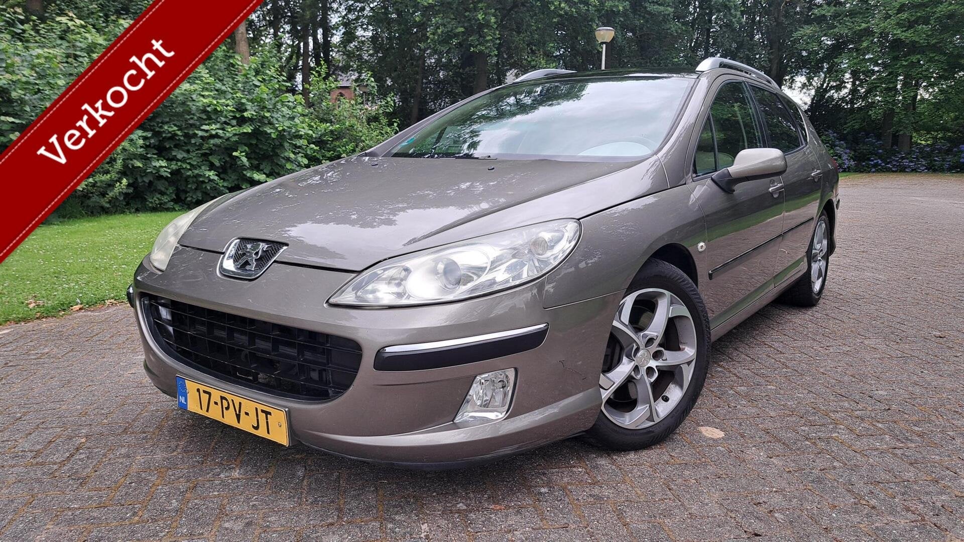 Peugeot 407 SW 3.0-24V V6 XT Pack Aut ELEK STOELEN PANO LEER, Auto's, Gebruikt, Zwart, 2947 cc, 6 cilinders