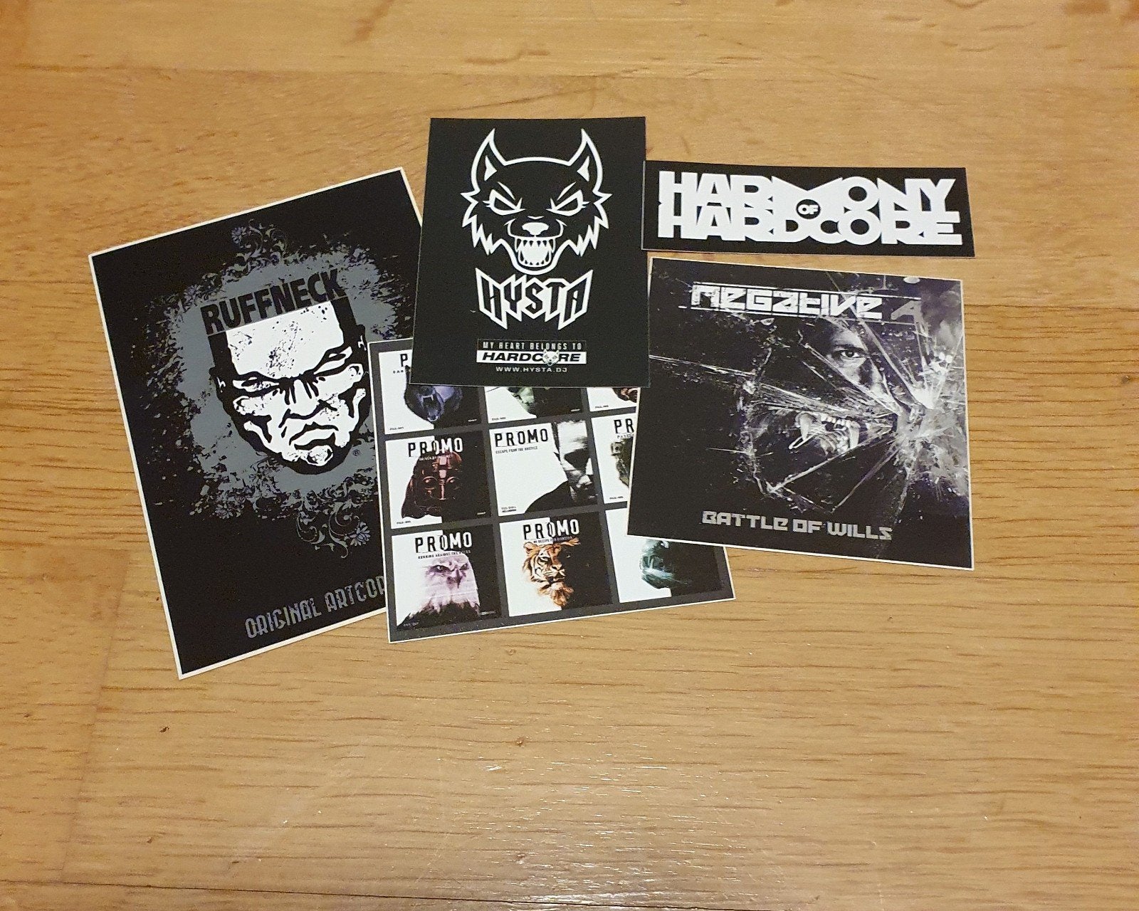 5 Hardcore Gabber Stickers - Nieuw, Ophalen of Verzenden, Nieuw, Overige typen