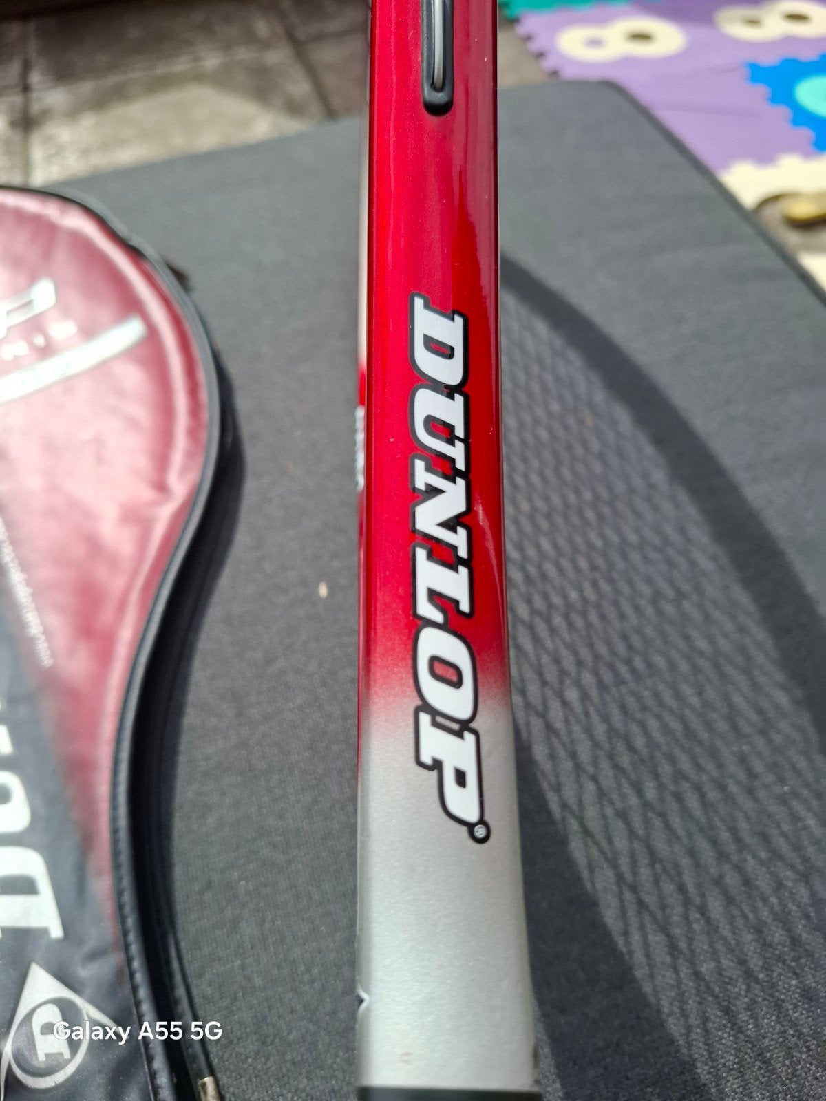 Dunlop Comp Frontenis tennisracket met hoes L2, Sport en Fitness, Tennis, L2, Gebruikt, Dunlop Sports, Info@dunlopsports.com
