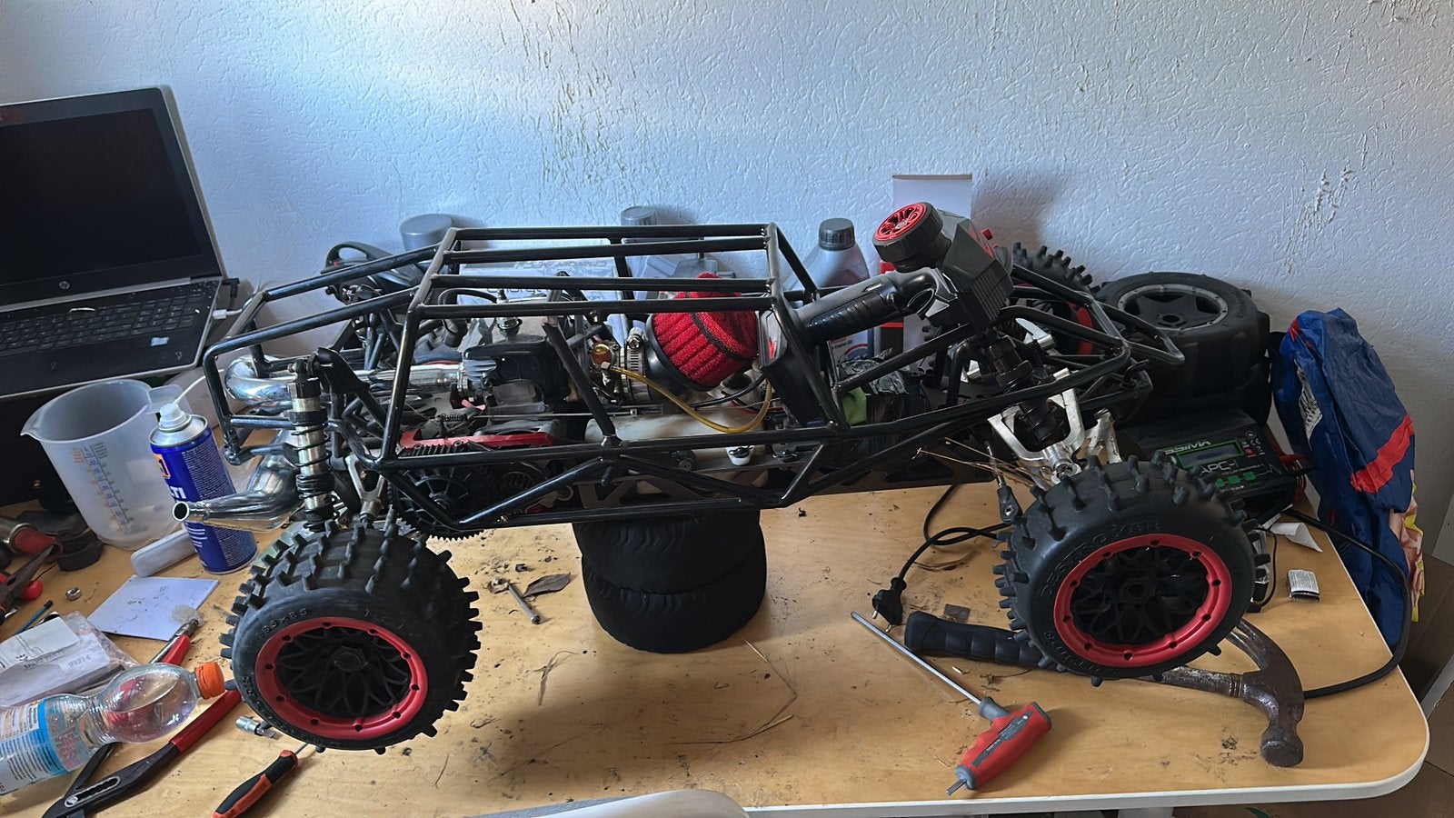 Hpi baja 5b 36cc rc auto, Ophalen of Verzenden, Gereviseerd