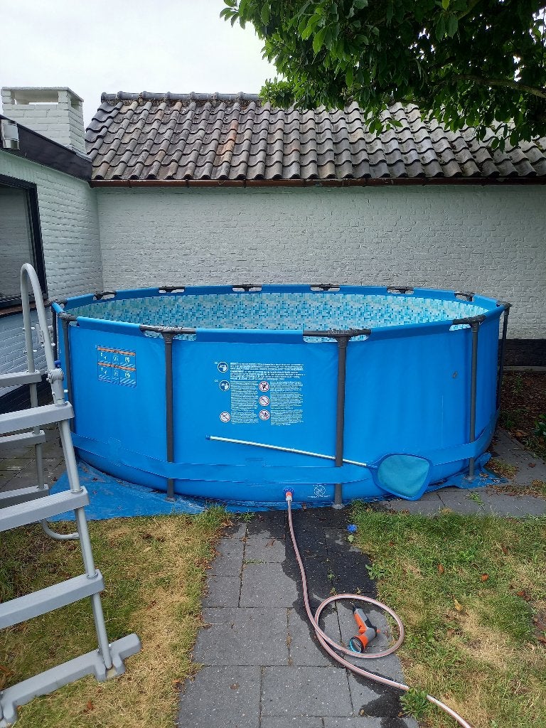 Zwembad Bestway 3.66 x 1.00m, Ophalen, Gebruikt, 80 tot 120 cm, Rond