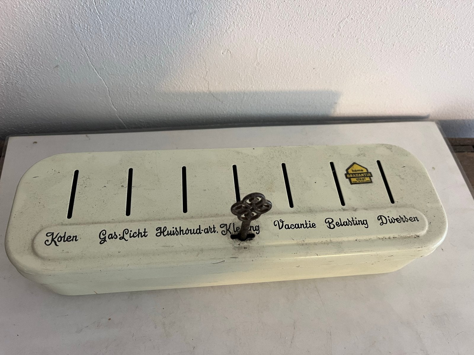 Vintage Brabantia Spaarpot met Sleutel - Jaren '50/'60, Ophalen, Gebruikt
