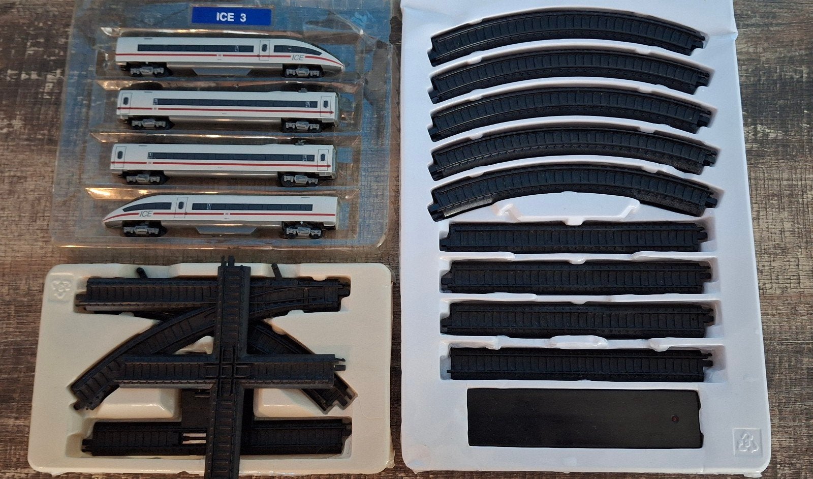 NewRay ICE 3 Treinset met Rails, Ophalen, Zo goed als nieuw, Gelijkstroom, Treinset