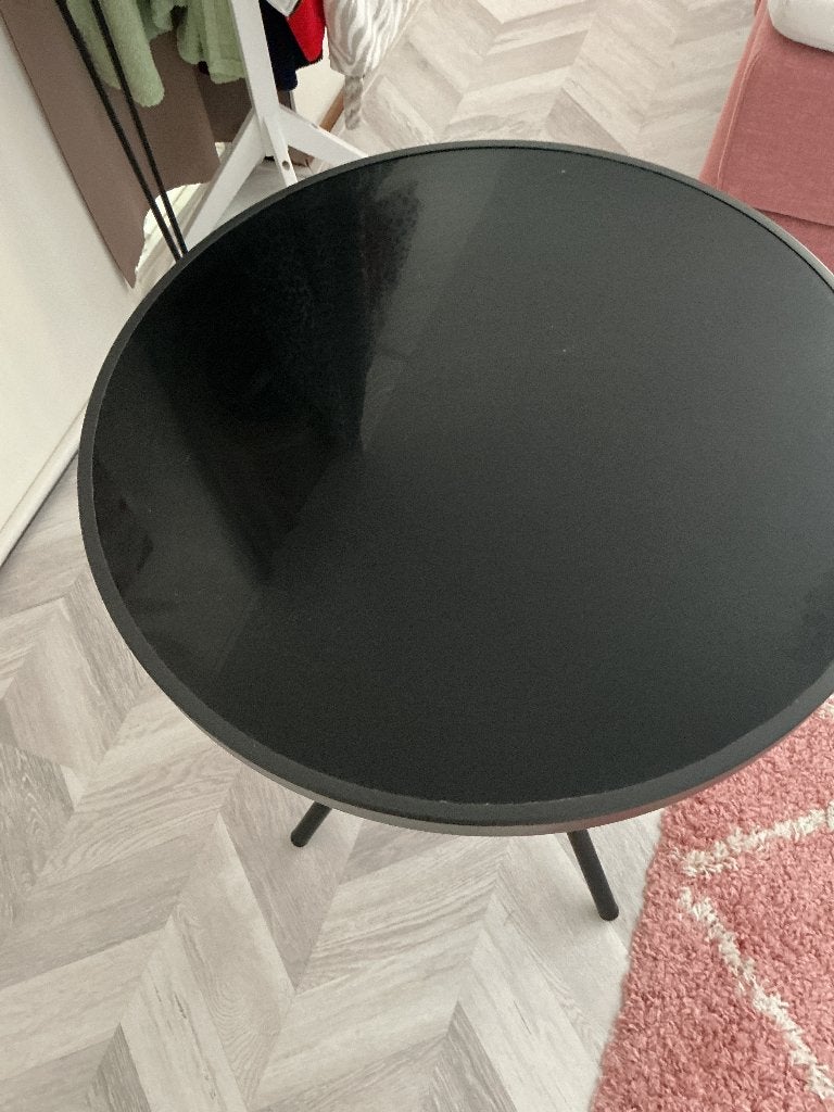 Balkontafeltje, Tuin en Terras, Ophalen, Zo goed als nieuw, Rond, Overige materialen