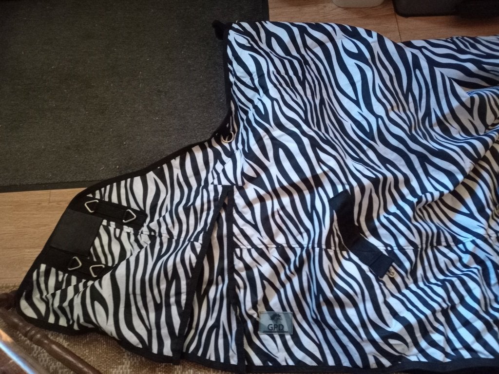 2x Nieuwe Zebra regendeken fleece gevoerd maat 215, Nieuw, Extra Full (XL), Ophalen of Verzenden, Dubbele borstsluiting