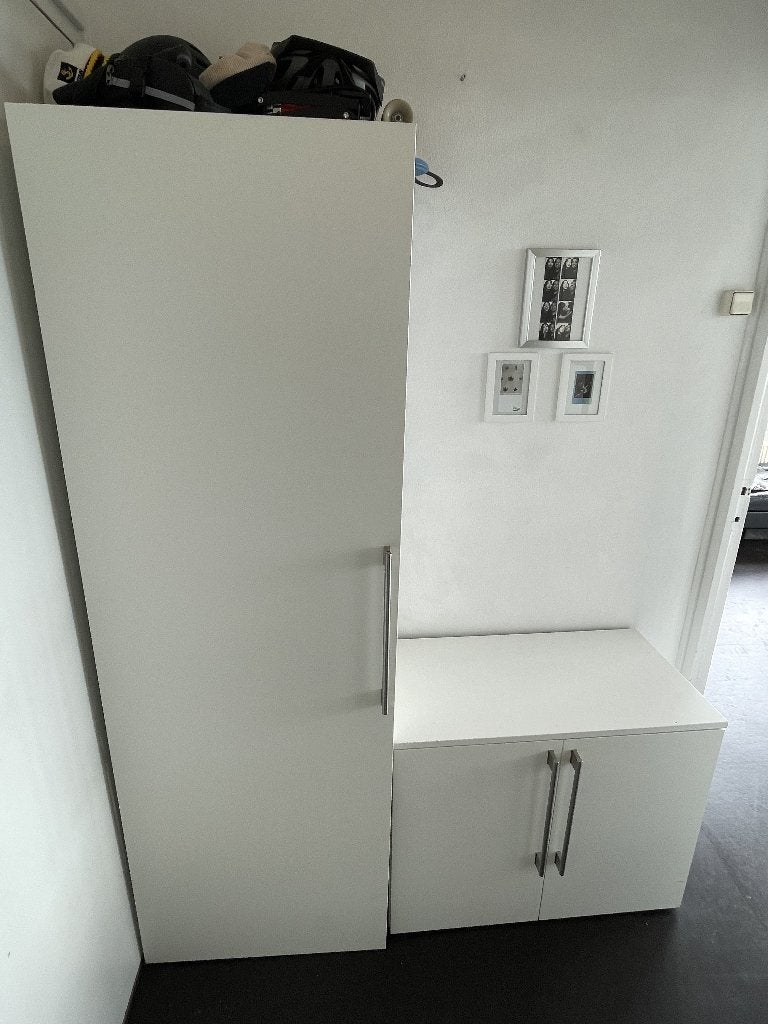 IKEA PLATSA Garderobekast + Opbergkast –Ook los verkrijgbaar, Ophalen, Met deur(en), Gebruikt, 100 tot 150 cm