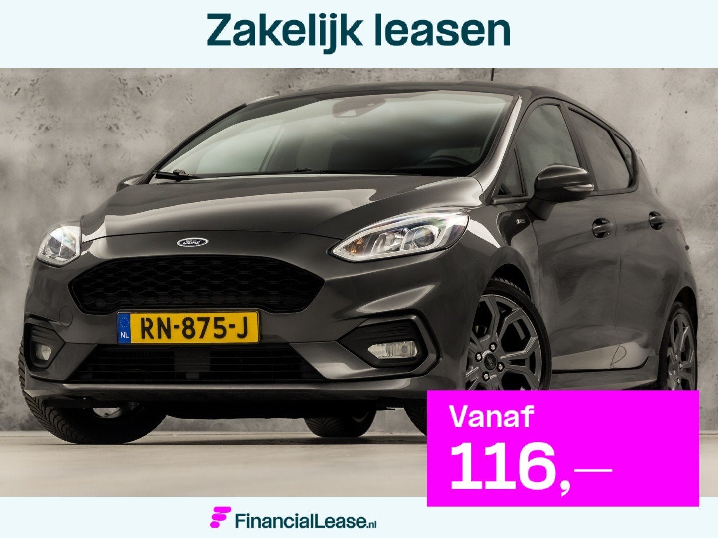 Ford Fiesta 1.0 EcoBoost ST-Line (APPLE CARPLAY, STUUR/STOEL, Voorwielaandrijving, 12 maanden, Gebruikt, Origineel Nederlands