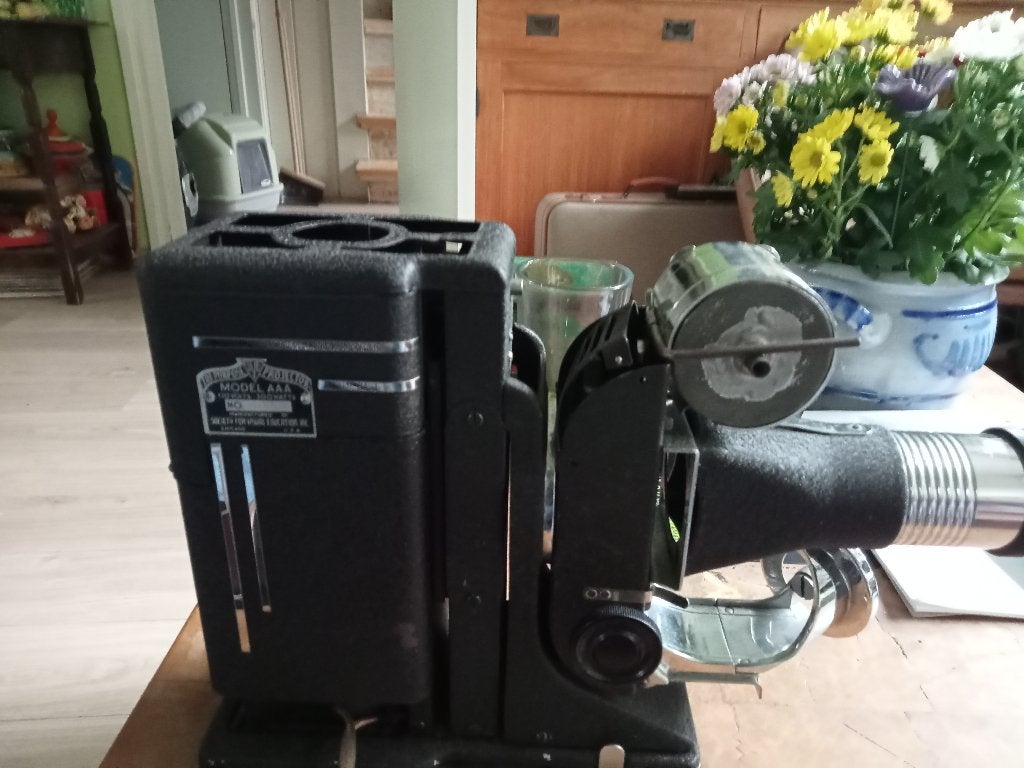 antieke film projector VTG Pictural Slide  model  AAA, Verzamelen, Ophalen of Verzenden, 1940 tot 1960, Projector
