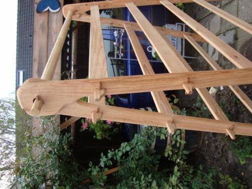 mooie houten droogrekken/linnenrekken, Ophalen, Nieuw