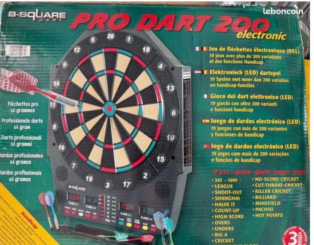 B-Square Pro Dart 200 elektronisch dartbord, Ophalen of Verzenden, Nieuw, Dartbord, Elektronisch
