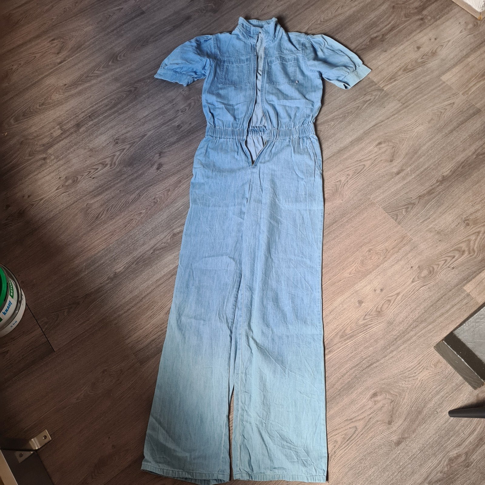 WE Fashion spijker jumpsuit maat 170/176, Ophalen of Verzenden