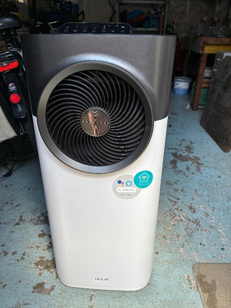 Duux DXMA04 perfecte staat compleet met ab en afvoer € 395, Witgoed en Apparatuur, Airco's, Zo goed als nieuw, Mobiele airco, Minder dan 60 m³