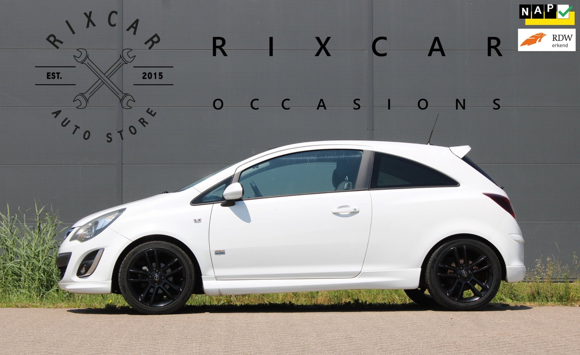 Opel Corsa 1.4-16V ColorEdition OPC-Line Touch&Connect AFL N, Voorwielaandrijving, Euro 5, Wit, Origineel Nederlands