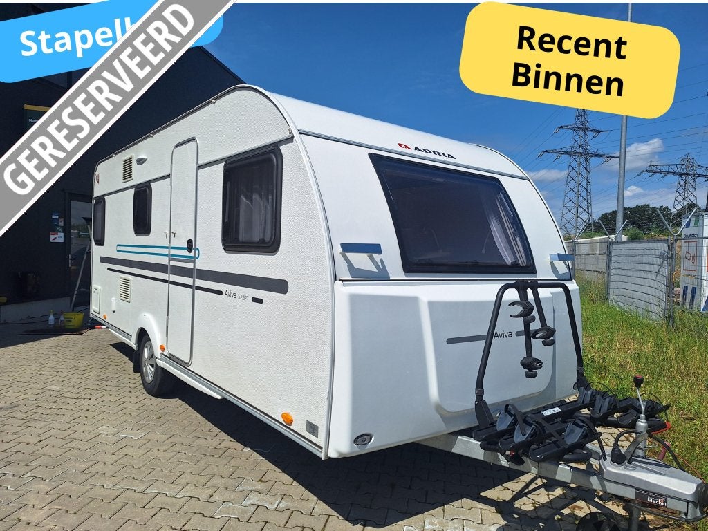 Adria Aviva 522 PT - Stapelbed - Voortent - 2020 - Topper !!, Particulier, Adria, Ringverwarming, 5 tot 6 meter
