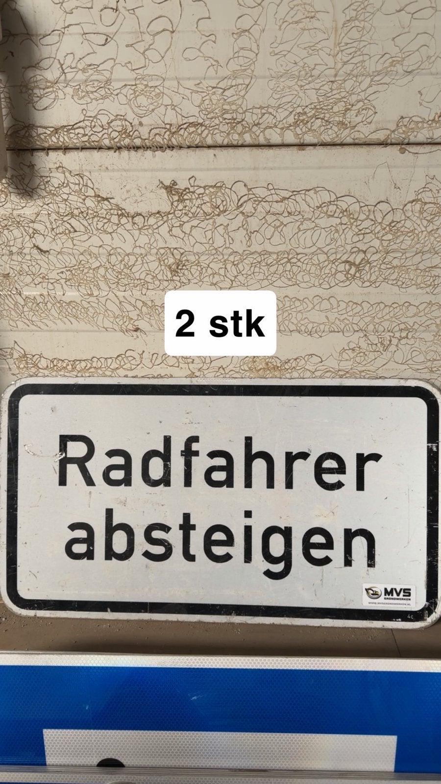 Diverse Duitse verkeersborden en wegbebakening te koop, Ophalen of Verzenden